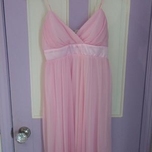 Hot Kiss women pink dress size medium-adjustable spaghetti straps
